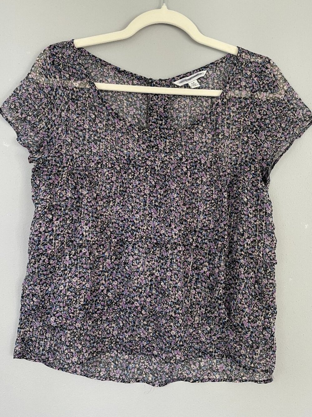American Eagle Sheer Floral Blouse - Small (S)